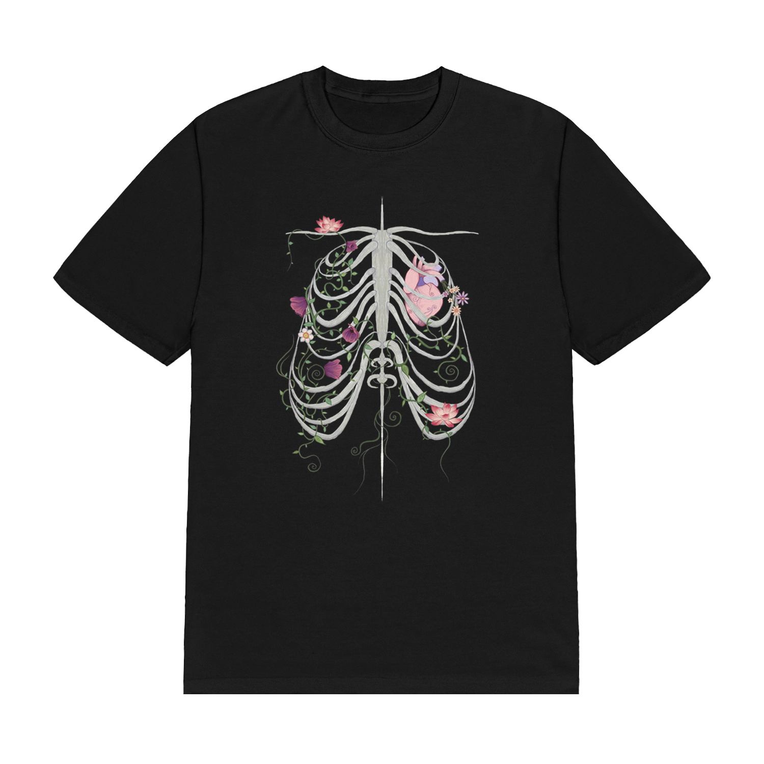 Riib Cage Heart T-Shiirt